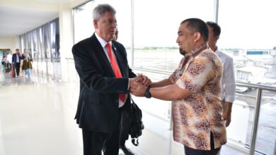 Pj Bupati Aceh Besar dubes Palestina