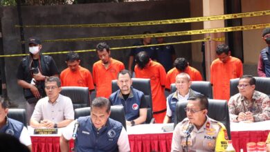 Kabareskrim Polri Komjen Wahyu Widada saat konferensi pers penangkapan kasus narkoba, Jumat, (3/11/2023). (Foto: Distori/Dok. Polri)