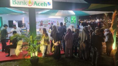 Stan Bank Aceh di Pekan Kebudayaan Aceh (PKA) 8. (Foto: Dok. Humas BAS)