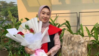 Dokumentasi pribadi Azza selepas acara Wisuda Ke-9 Universitas Pertamina. (Foto: Dok. Kampus Pertamina)