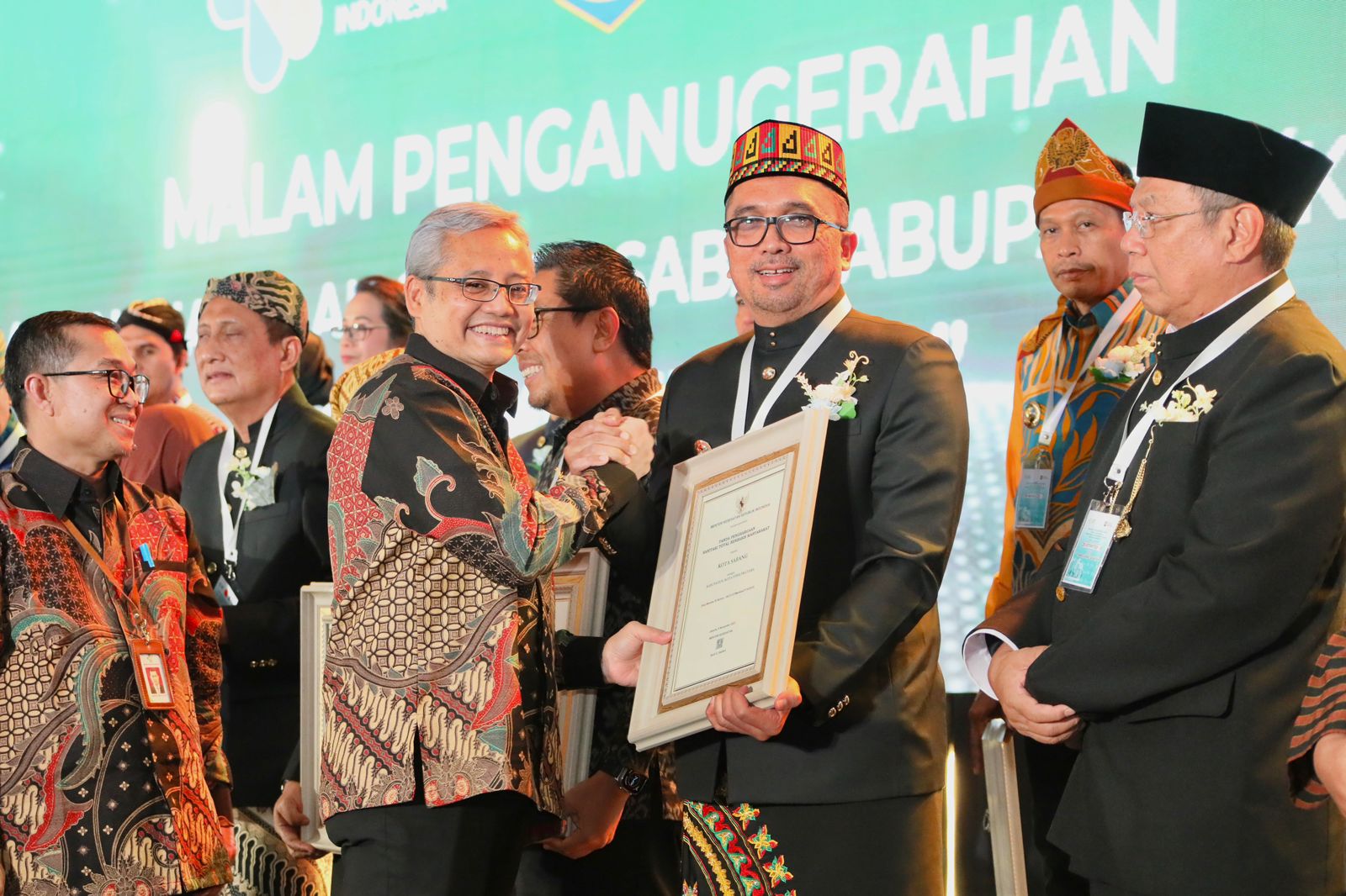 Kota Sabang meraih penghargaan Sanitasi Total Berbasis Masyarakat (STBM) Award 2023 predikat Pratama. (Foto: Dok. Humas Pemko Sabang)