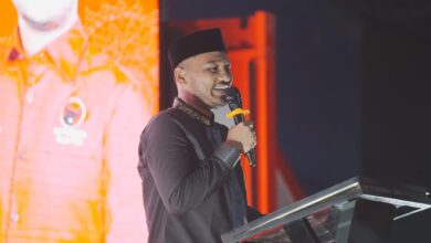 Caleg DPR-RI Dapil I Aceh Jamaluddin Idham. (Foto untuk Distori)