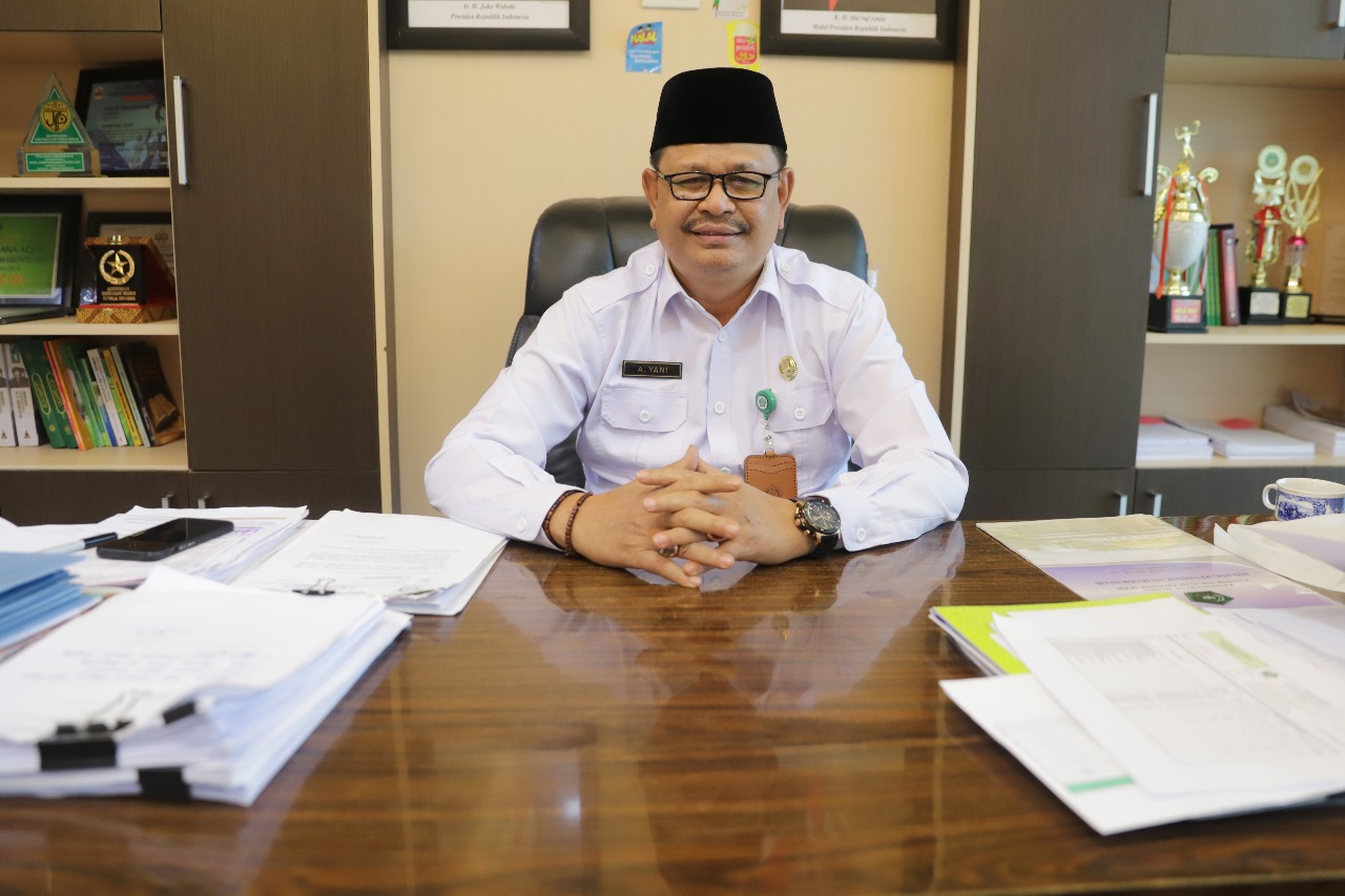 Kepala Bagian Tata Usaha Kantor Wilayah Kementerian Agama Provinsi Aceh, Ahmad Yani, Sabtu, (9/12/2023). (Foto: Dok. Kemenag Aceh)