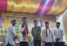 Ustadz Abdul Somad (UAS) saat Mesjid Al Hidayah, Meusara Agung, Aceh Besar, Senin, (25/12/2023). (Foto: Dok. MC Syeh Fadhil)