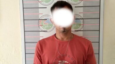 Pelaku yang mengunakan Narkoba jenis sabu ditangkap Polisi di Aceh Utara. (Foto: Distori/Dok. Polisi)