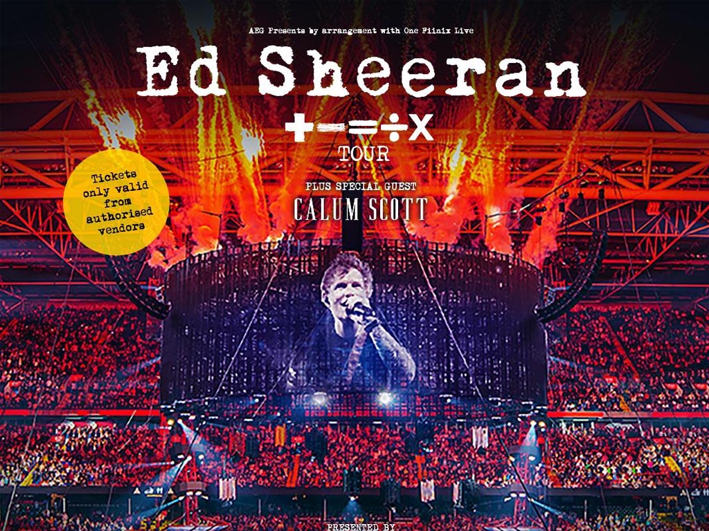 Poster konser Ed Sheeran di Jakarta. (Foto: Istimewa)