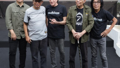 Suasana pembukaan Pameran Retrospektif God Bless 50 Tahun di Galeri Nasional Indonesia, pada Jumat, 16 Februari 2024. (Foto: Istimewa)