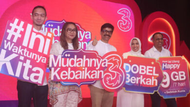 Suasana konferensi pers peluncuran kampanye #MudahnyaKebaikan dari provider Tri. (Foto: Istimewa)