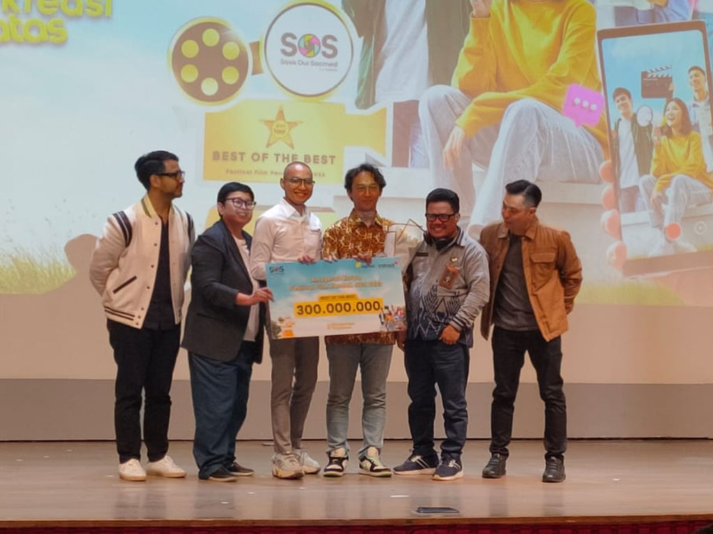 Suasana Malam Anugerah Karya Festival Film Pendek Save Our Socmed (SOS) 2023. (Foto: Istimewa)