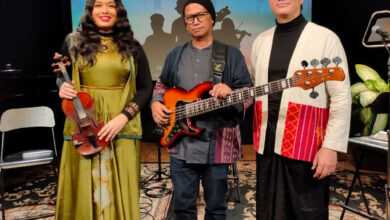 Suasana konferensi pers peluncuran album Cinta Ramadhan milik Bintang Indrianto, Mia Ismi dan Haikal Baron. (Foto: Istimewa)