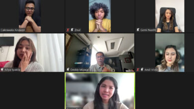 Suasana konferensi pers daring para pemain sinetron PPT Jilid 17. (Foto: Istimewa)