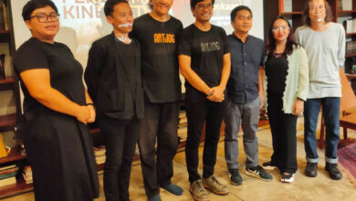 Suasana konferensi pers pembukaan pameran Road to ARTJOG 2024 - Performa Kinestetik, di Galeri Salihara. (Foto: Istimewa)