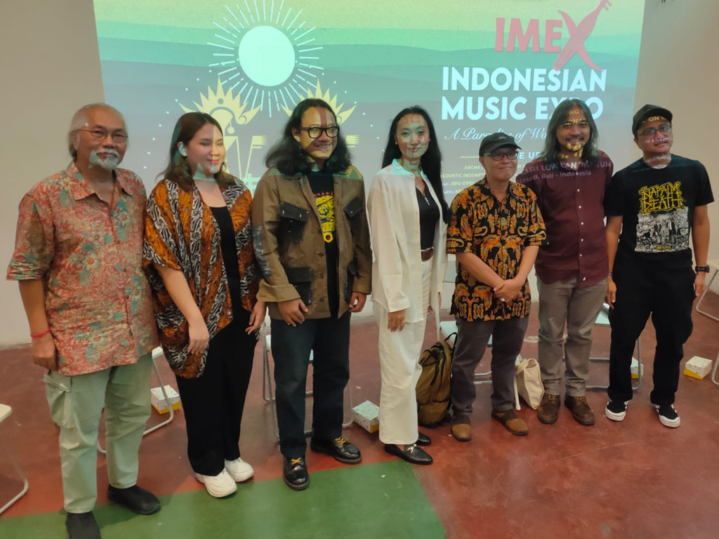 Suasana konferensi pers Indonesian Music Expo (IMEX) 2024. (Foto: Istimewa)