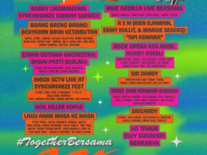 Poster promosi Synchronize Fest 2024. (Foto: Istimewa)