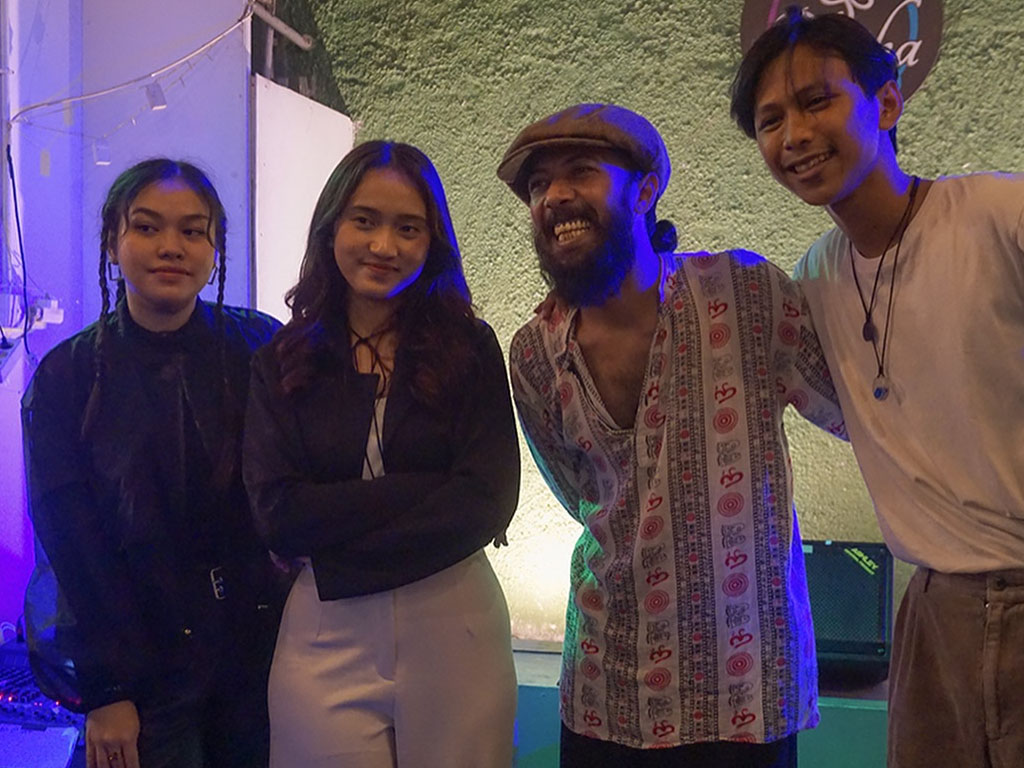 Vikri and My Magic Friend, Kania, Danar, dan Giacinta tampil menjadi bintang tamu program Boleh Gig. (Foto: Ali Sukardi)