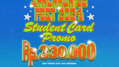 Poster promosi student card Synchronize Fest 2024. (Foto: Istimewa)