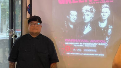 Suasana konferensi pers konser Green Day di Jakarta. (Foto: Istimewa)