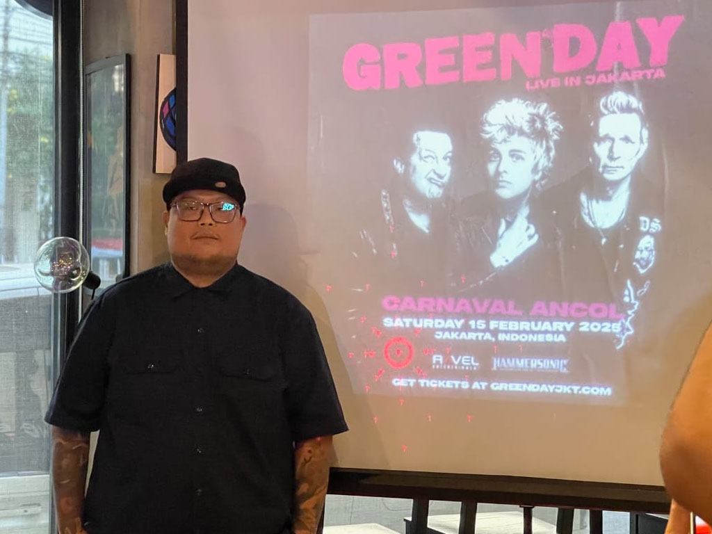 Suasana konferensi pers konser Green Day di Jakarta. (Foto: Istimewa)