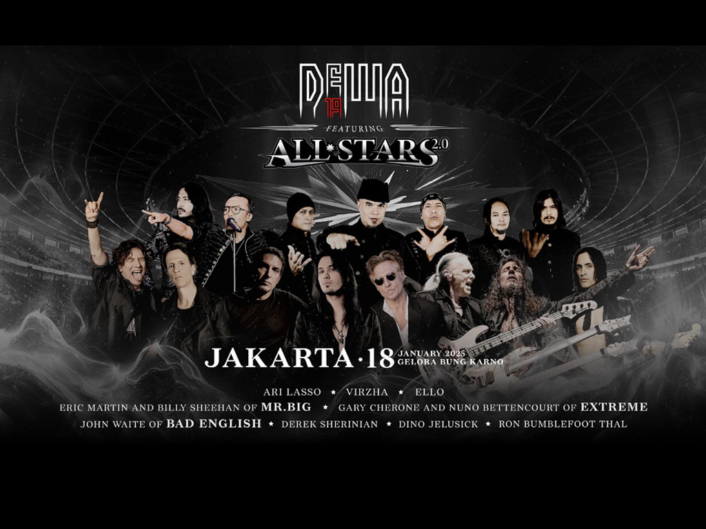 Poster konser Dewa 19 All Stars 2.0. (Foto: Istimewa)