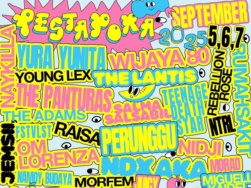 Poster promo line up Pestapora 2025. (Foto: Istimewa)