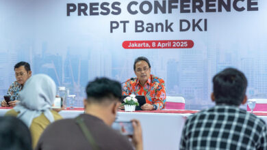 Suasana konferensi pers klarifikasi resmi dari manajemen Bank DKI terkait gangguan sistem layanan bank. (Foto: Istimewa)