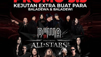 Poster konser "DEWA 19 Featuring All Stars 2.0". (Foto: Istimewa)