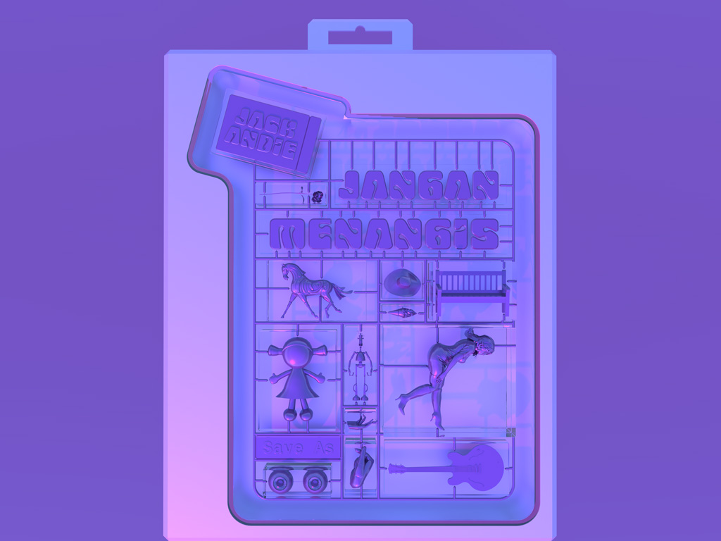 Artwork single "Jangan Menangis" milik penyanyi solo, Jack Andie. (Foto: Reallist Management)