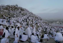 Ilustrasi Umat Islam dari berbagai negara melaksanakan wukuf di Jabal Rahmah, Arafah, Arab Saudi, Selasa (27/6/2023). (Foto: Antara/Wahyu Putro A)