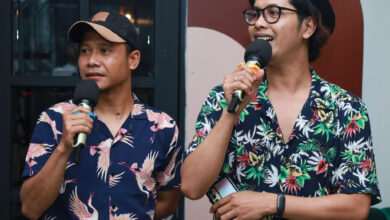 Nurgi Ceper dan Eno Suratno Wongsodimedjo di program musik Main-Main di Cipete. (Foto: I Wayan Bagiartana)