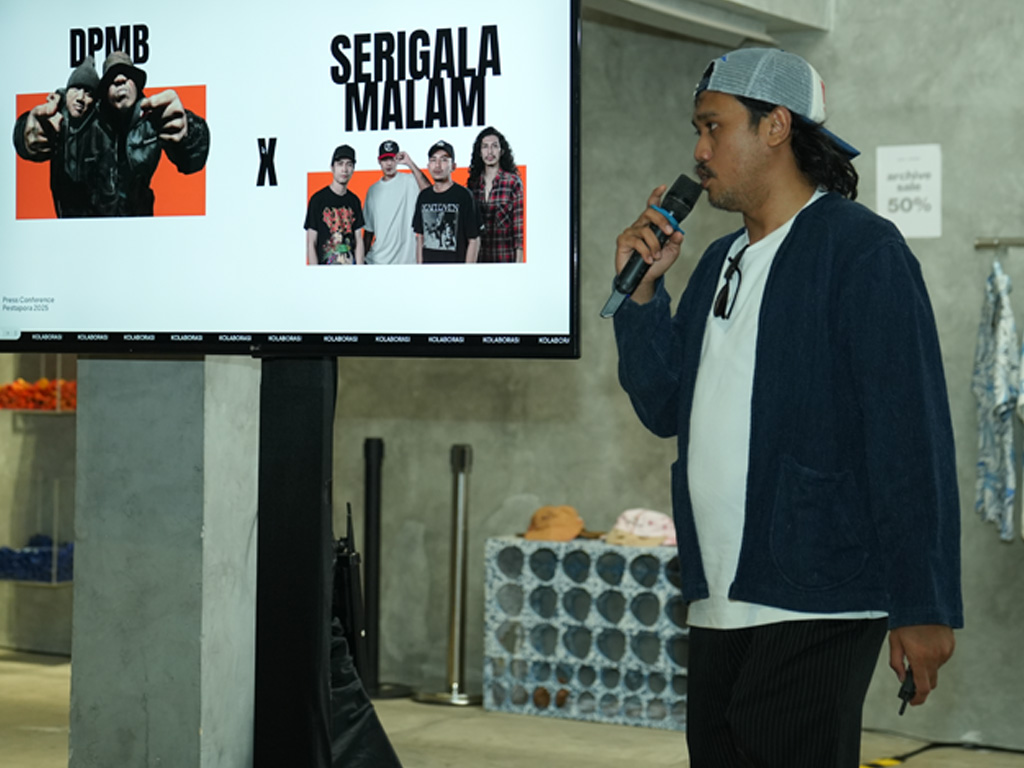 Kiki Aulia Ucup saat konferensi pers Pestapora 2025 di Jakarta. (Foto: Istimewa)