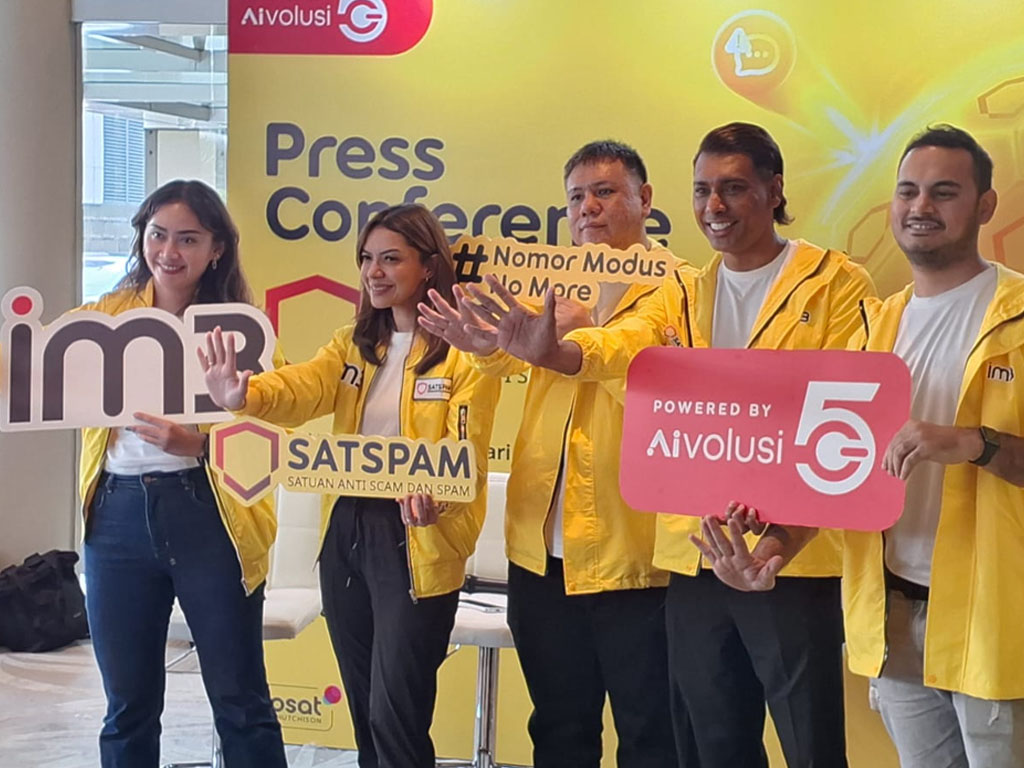Suasana peluncuran SATSPAM (Satuan Anti Scam dan Spam) IM3 dari Indosat Ooredoo Hutchison (IOH). (Foto: Istimewa)