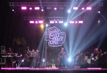 Grup band Efek Rumah Kaca saat tampil di Solo City Jazz. (Foto: Istimewa)