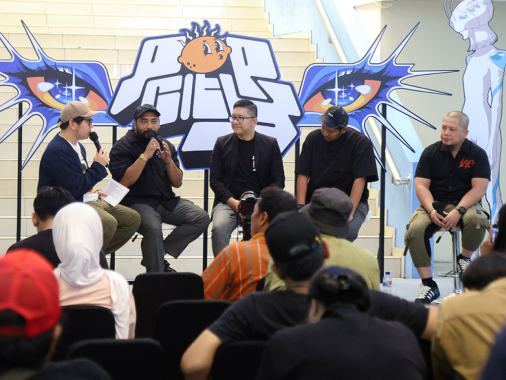 Suasana konferensi pers keriaan Pop City: Pop Culture Society. (Foto: Istimewa)
