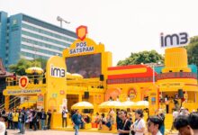 Booth pos Satspam Indosat IM3 di Pestapora 2025. (Foto: Istimewa)