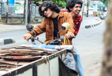 Dua musisi, Aldy Amis dan Enau. (Foto: Istimewa)