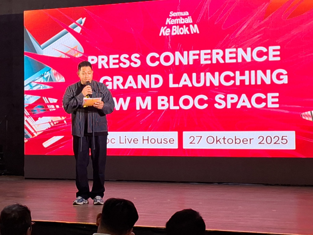 Suasana konferensi pers wajah baru M Bloc Space. (Foto: Istimewa)