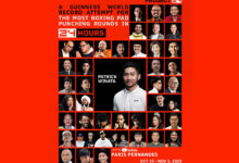 Poster gelaran Guinness World Record Attempt – The Most Boxing Pad Punching Rounds in 24 Hours dari Project 24. (Foto: Istimewa)