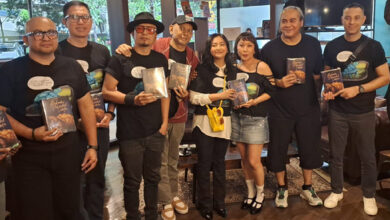 Suasana konferensi pers peluncuran Book of Soundtrack: Bukan Sekadar Cinta, ELEMENT, Vitalia, dan Karin.Kemayu. (Foto: Istimewa)