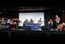 Grup musik Suarajiwa membuka tur konser SUARAJIWA – A Fusion Beyond Borders di IFI Jakarta. (Foto: Istimewa)