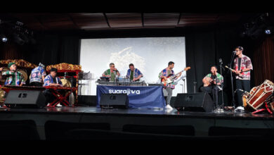 Grup musik Suarajiwa membuka tur konser SUARAJIWA – A Fusion Beyond Borders di IFI Jakarta. (Foto: Istimewa)