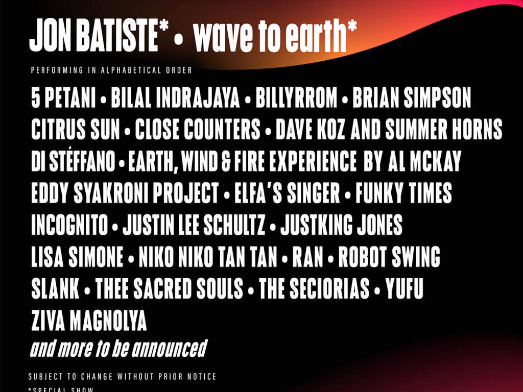 Poster line up fase pertama Java Jazz Festival 2026. (Foto: Istimewa)