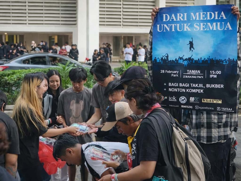 Dokumentasi aksi sosial, Dari Media Untuk Semua. (Foto: Istimewa)