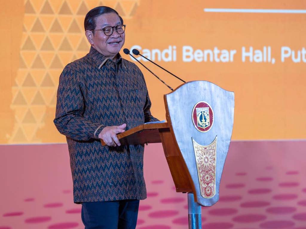 Gubernur DKI Jakarta, Pramono Anung saat menghadiri BUMD Leader's Forum di Jakarta. (Foto: Istimewa)