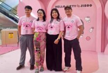 Suasana grand opening pop-up store, Hello Kitty X Jisoo di Jakarta. (Foto: Istimewa)