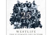 Poster perayaan ulang tahun ke-25 Westlife. (Foto: Istimewa)