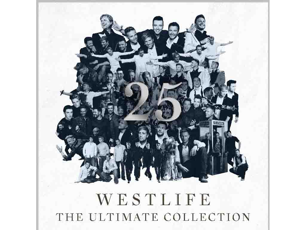 Poster perayaan ulang tahun ke-25 Westlife. (Foto: Istimewa)