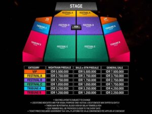 Poster daftar harga tiket konser Guns N' Roses di Jakarta 2026. (Foto: Istimewa)