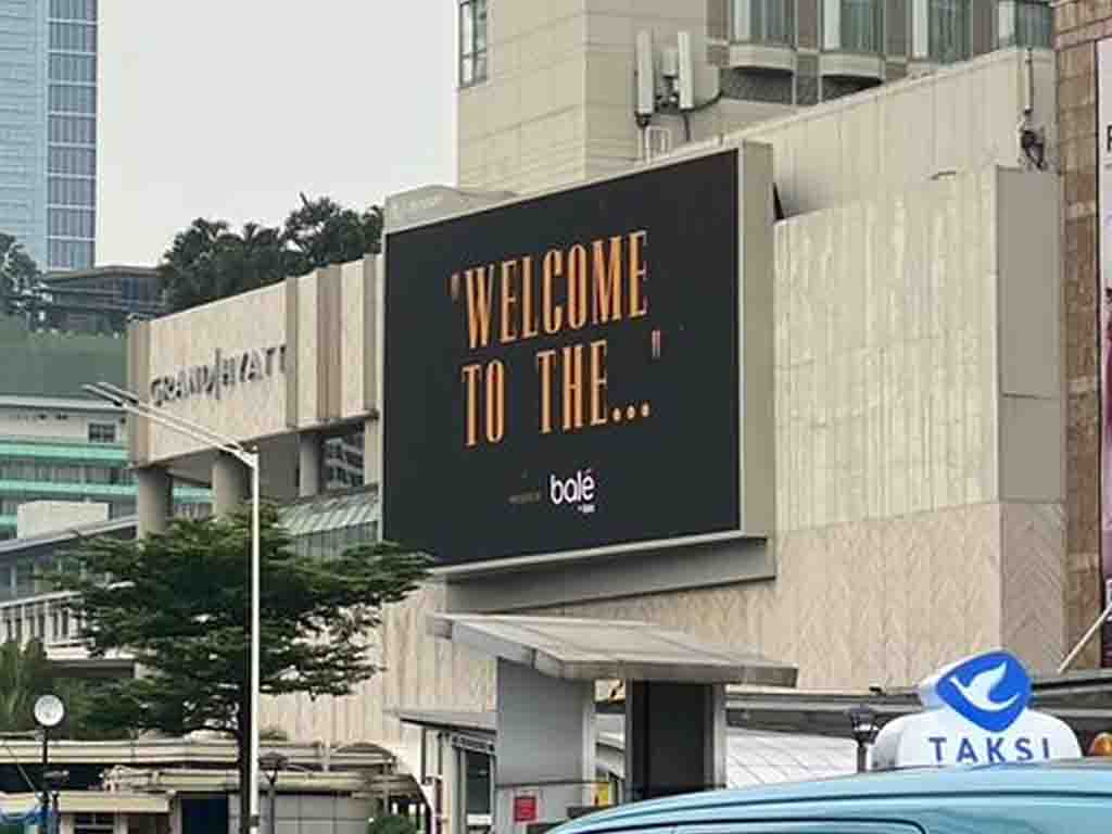 Billboard di kawasan Bundaran Hotel Indonesia sukses menuai perhatian masyarakat. (Foto: Istimewa)