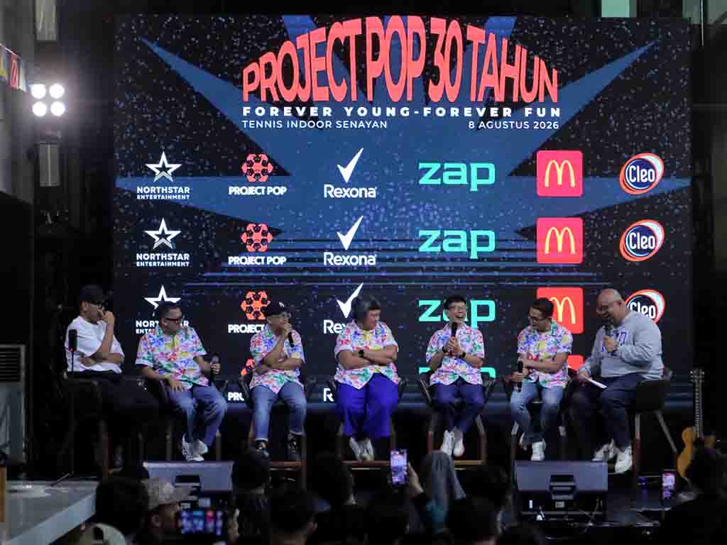 Suasana konferensi pers konser 30 Tahun Project Pop. (Foto: Istimewa)