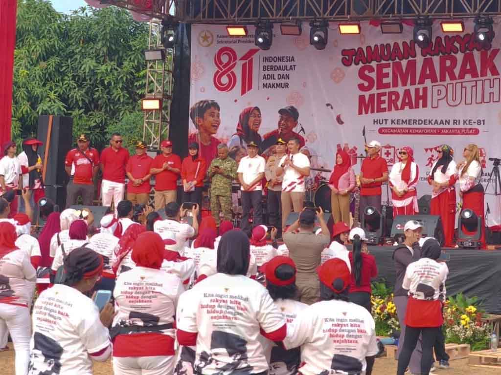 Dokumentasi acara Jamuan Rakyat Semarak Merah Putih 2026. (Foto: Istimewa)